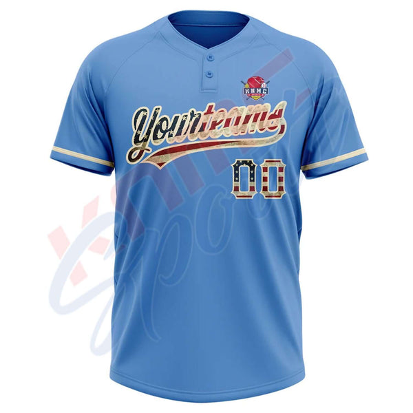 2-Button Baseball Jersey-BB2B-4014 - knmcsports